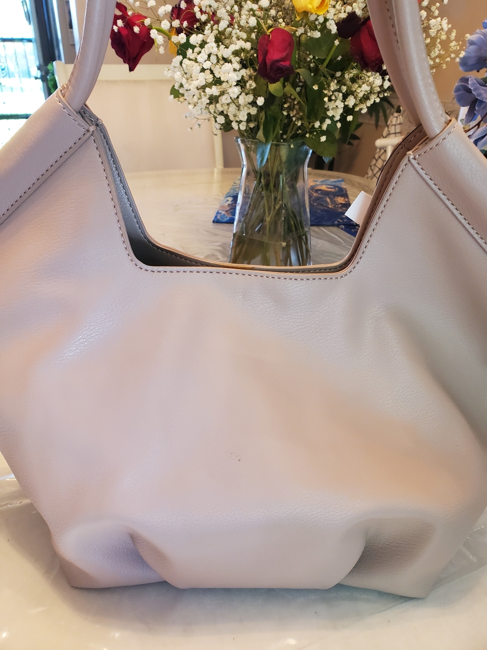 Elizabeth and James Neutral Taupe Shoulder Bag - Picture 6 of 14